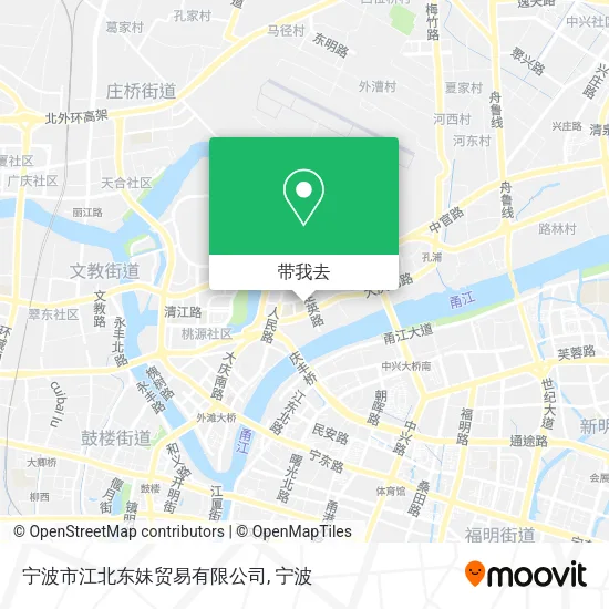 宁波市江北东妹贸易有限公司地图