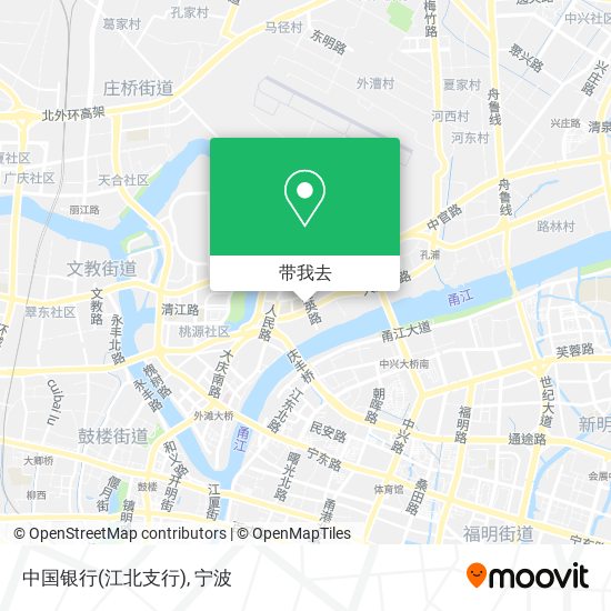 中国银行(江北支行)地图