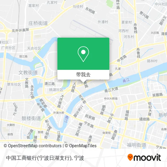 中国工商银行(宁波日湖支行)地图