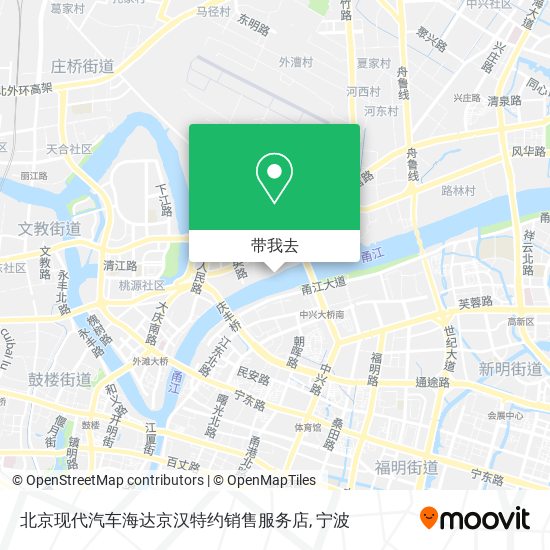 北京现代汽车海达京汉特约销售服务店地图