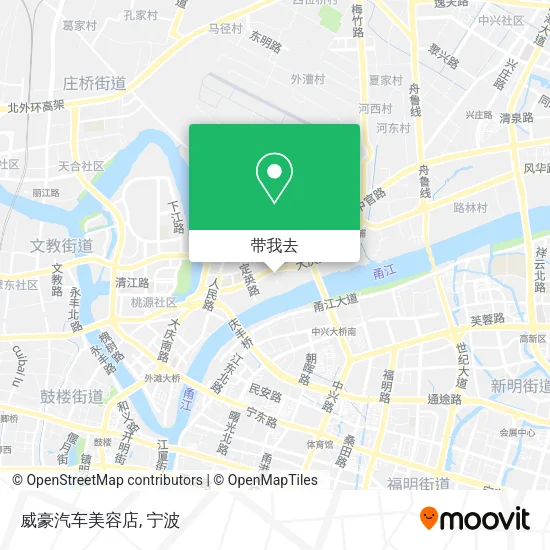 威豪汽车美容店地图