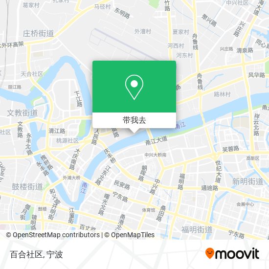 百合社区地图
