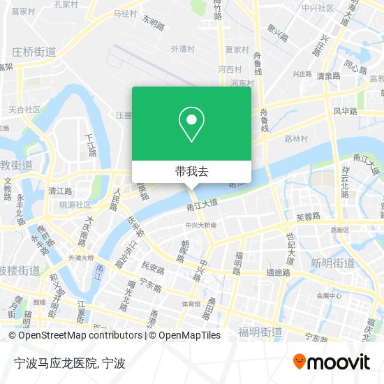 宁波马应龙医院地图