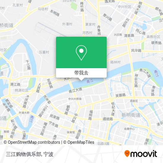 三江购物俱乐部地图