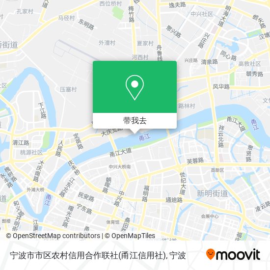 宁波市市区农村信用合作联社(甬江信用社)地图