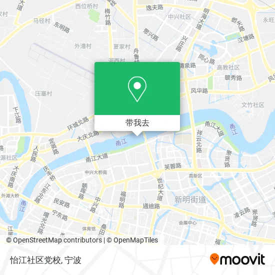 怡江社区党校地图