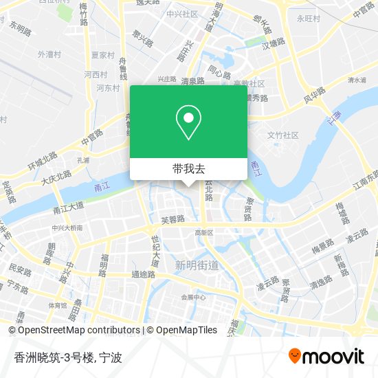 香洲晓筑-3号楼地图
