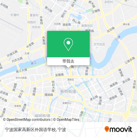 宁波国家高新区外国语学校地图
