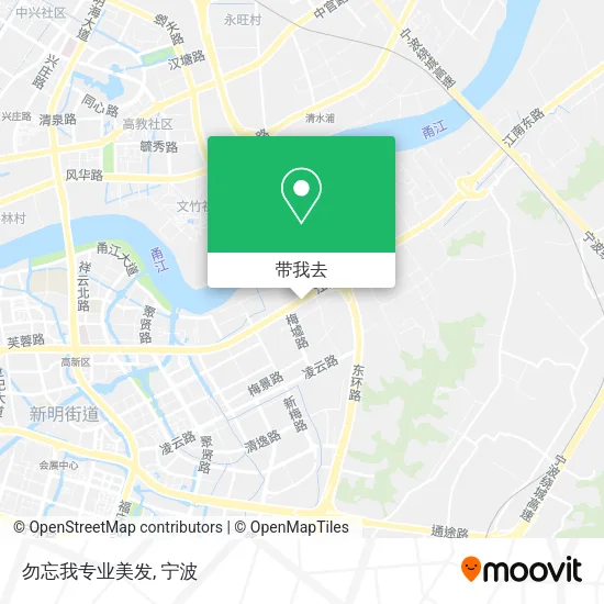勿忘我专业美发地图