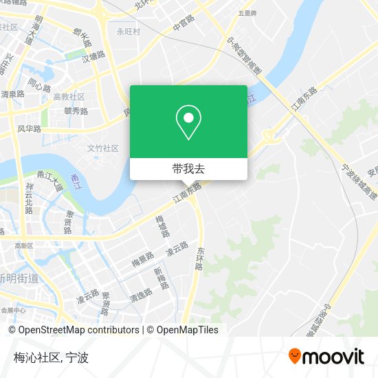 梅沁社区地图