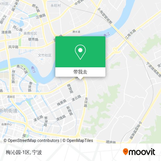 梅沁园-1区地图
