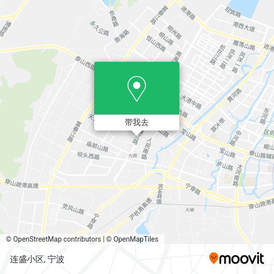 连盛小区地图