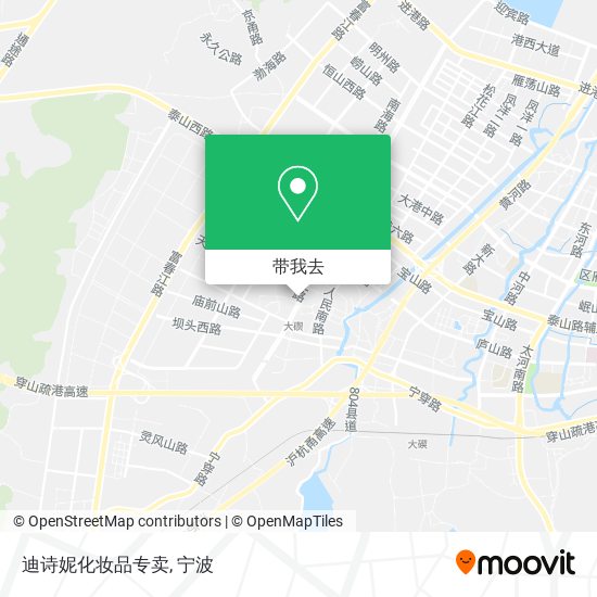 迪诗妮化妆品专卖地图