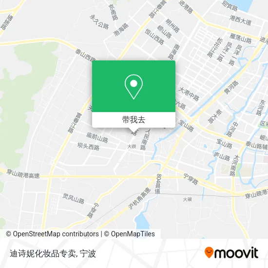 迪诗妮化妆品专卖地图