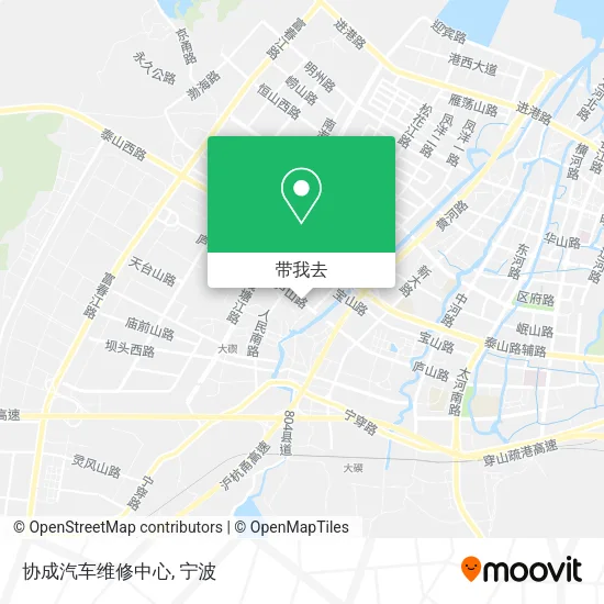 协成汽车维修中心地图