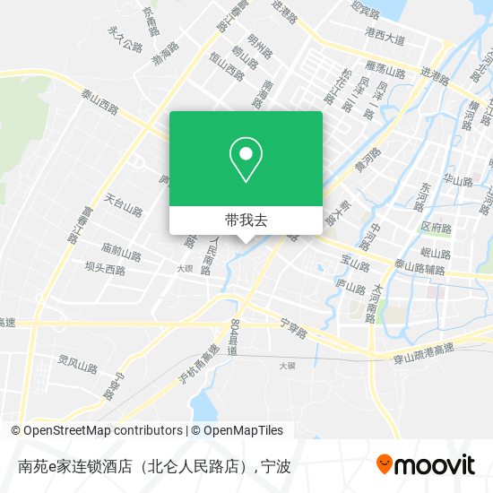 南苑e家连锁酒店（北仑人民路店）地图