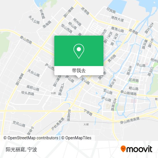 阳光丽庭地图