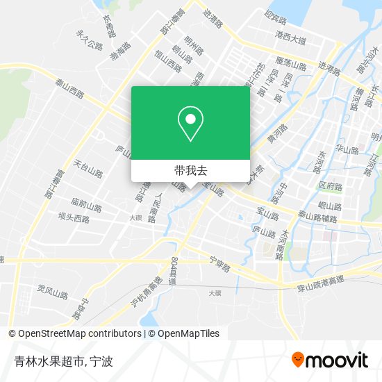 青林水果超市地图