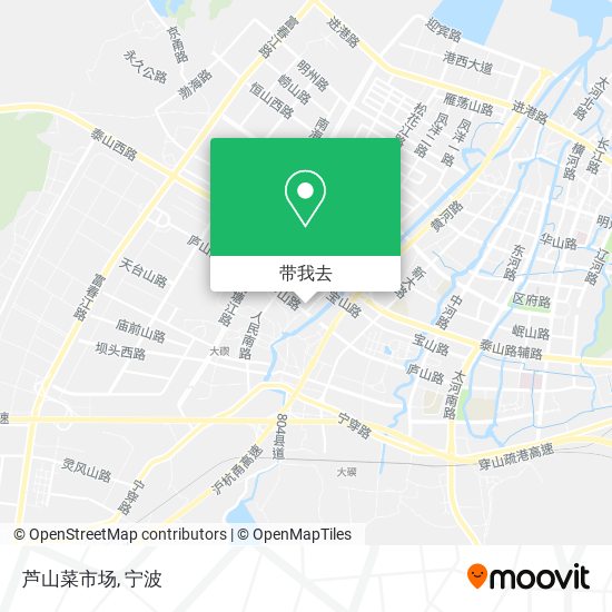 芦山菜市场地图