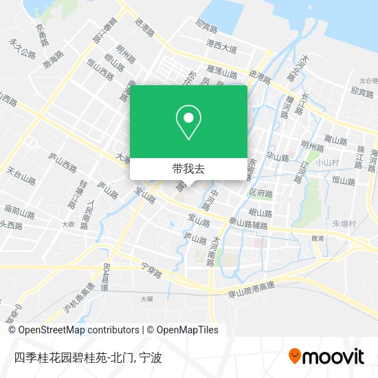 四季桂花园碧桂苑-北门地图