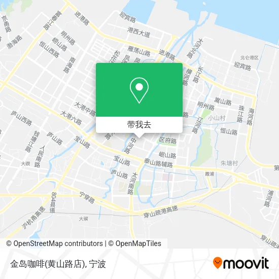 金岛咖啡(黄山路店)地图