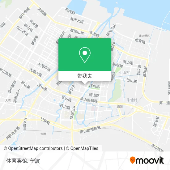 体育宾馆地图