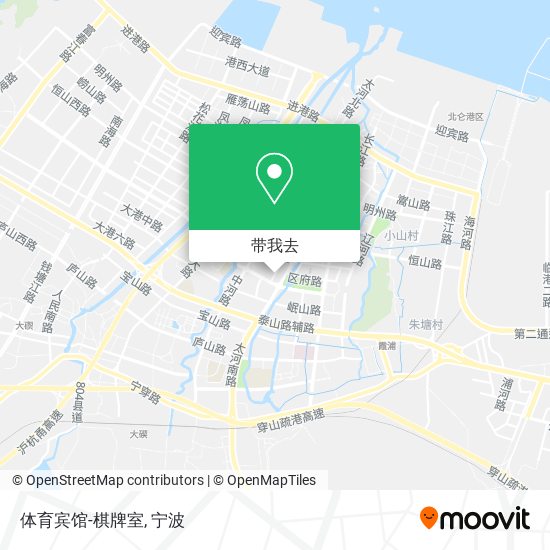 体育宾馆-棋牌室地图