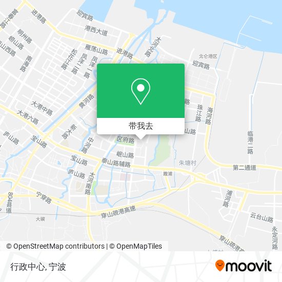 行政中心地图
