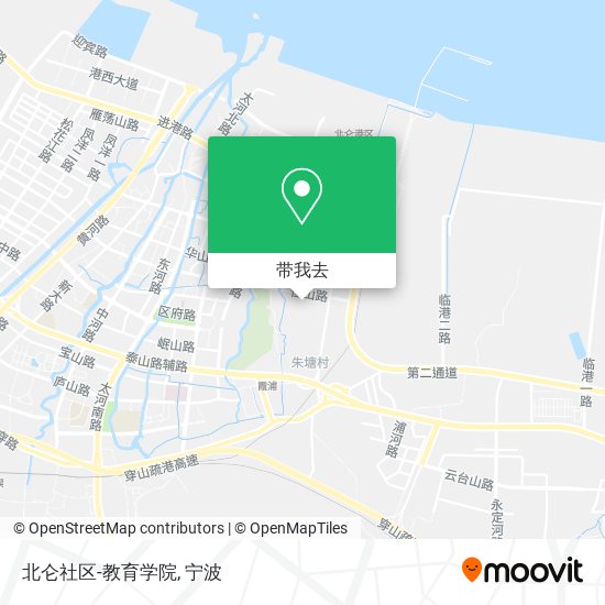 北仑社区-教育学院地图