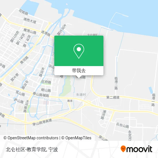 北仑社区-教育学院地图