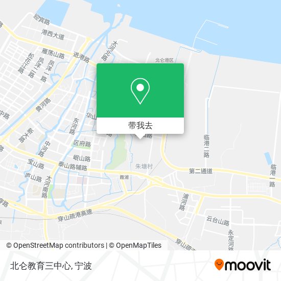 北仑教育三中心地图