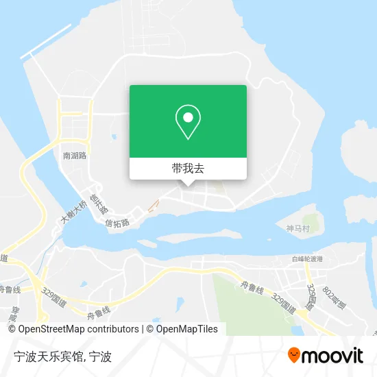 宁波天乐宾馆地图