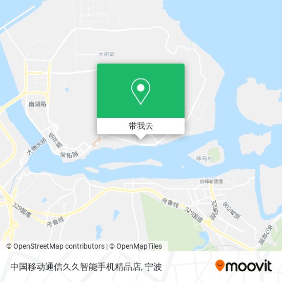 中国移动通信久久智能手机精品店地图