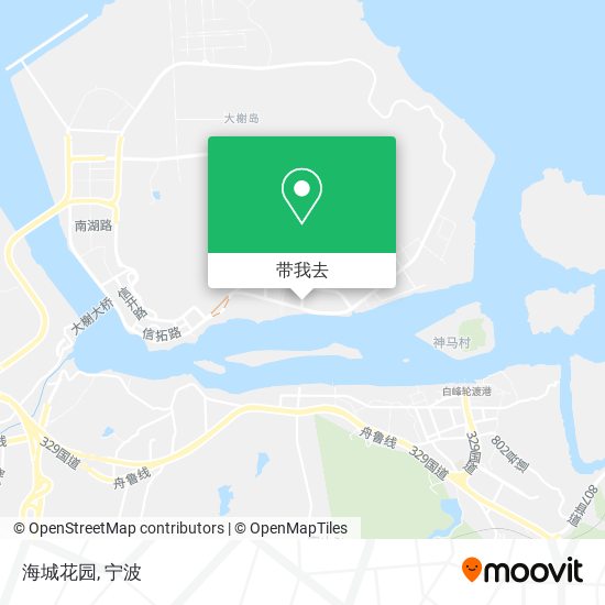 海城花园地图