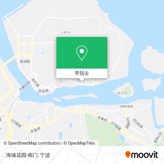 海城花园-南门地图