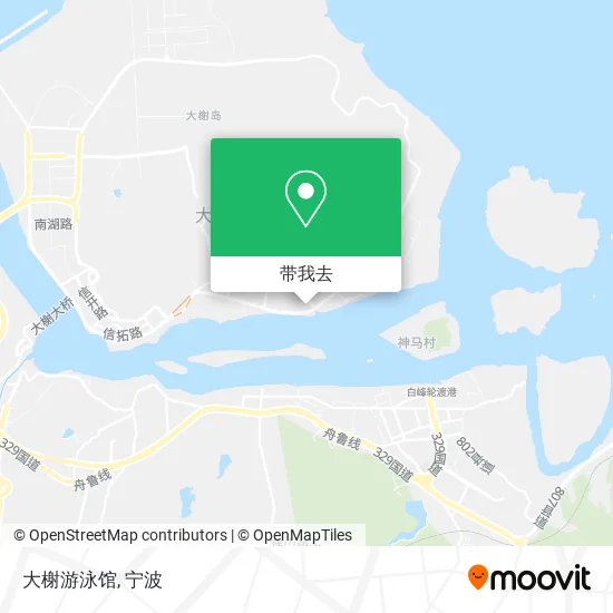 大榭游泳馆地图