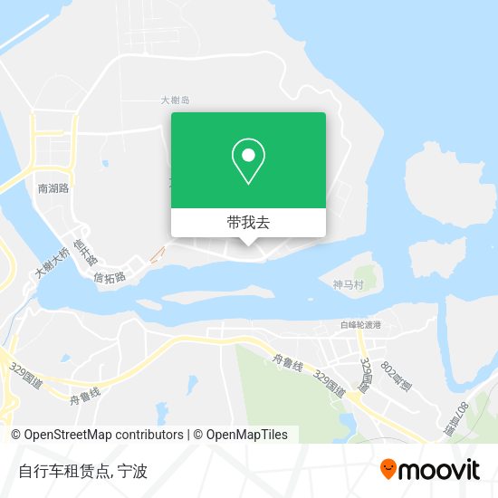 自行车租赁点地图
