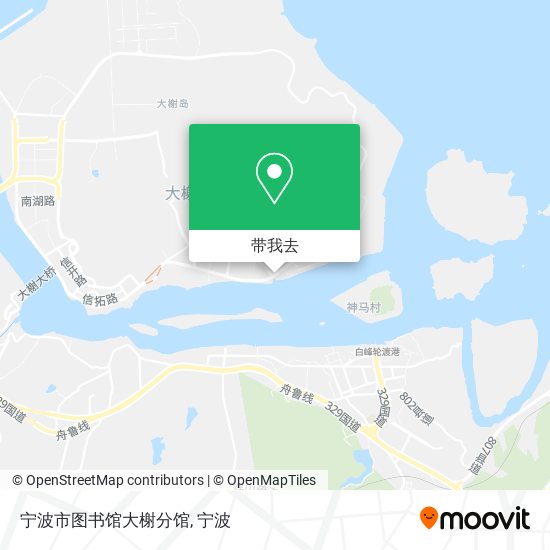 宁波市图书馆大榭分馆地图