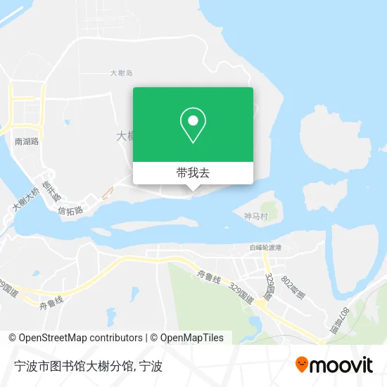 宁波市图书馆大榭分馆地图