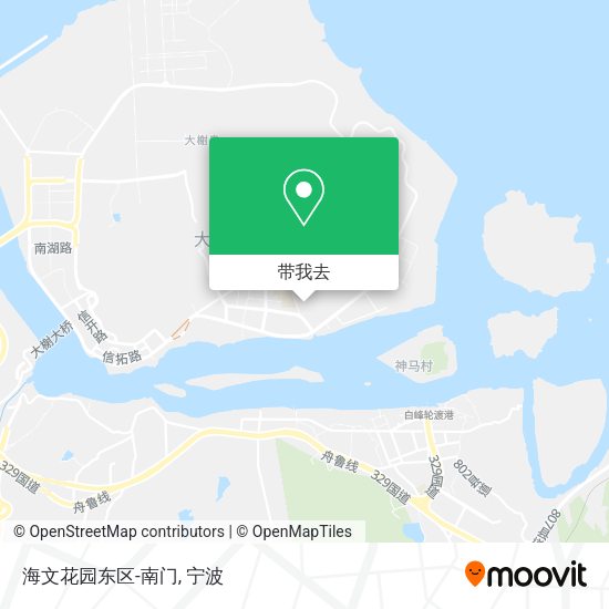 海文花园东区-南门地图