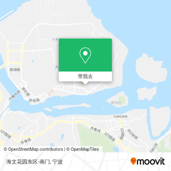 海文花园东区-南门地图