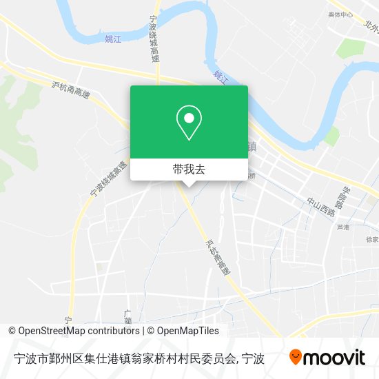 宁波市鄞州区集仕港镇翁家桥村村民委员会地图