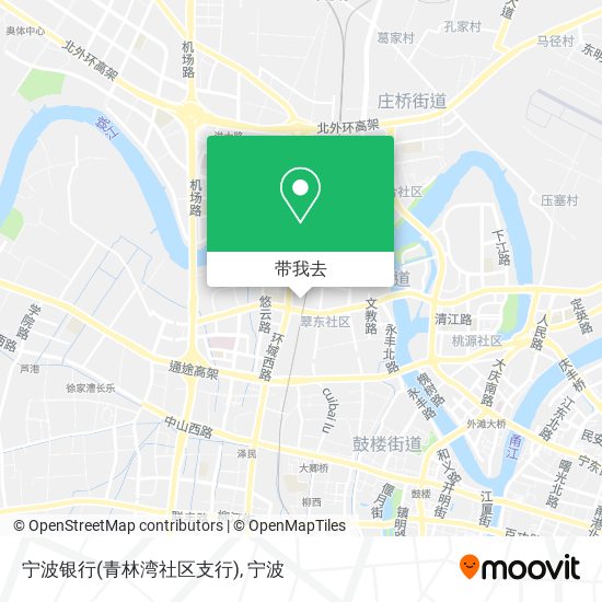 宁波银行(青林湾社区支行)地图