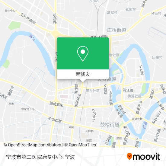宁波市第二医院康复中心地图