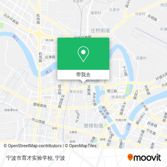 宁波市育才实验学校地图