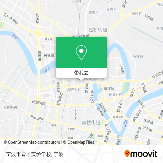 宁波市育才实验学校地图