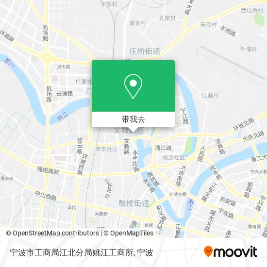 宁波市工商局江北分局姚江工商所地图