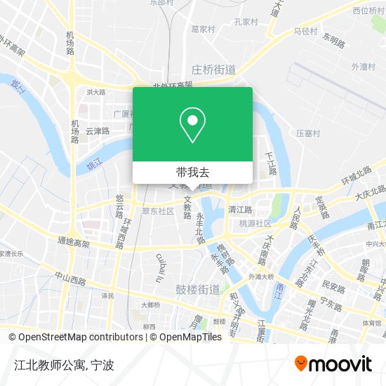 江北教师公寓地图