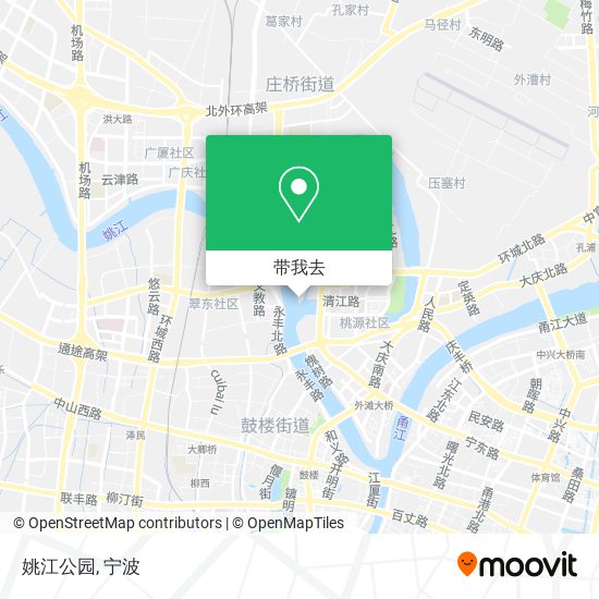 姚江公园地图