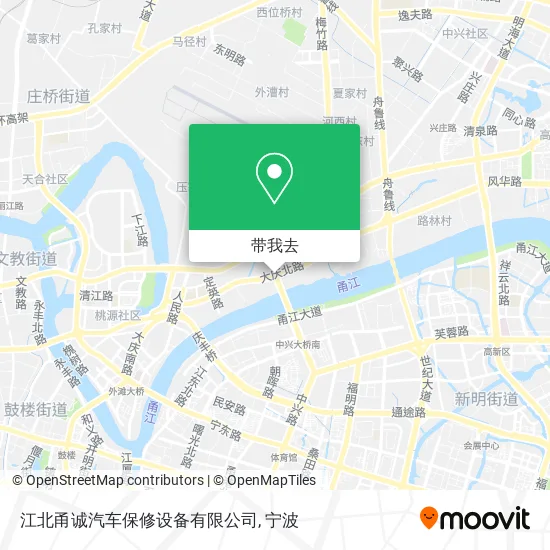 江北甬诚汽车保修设备有限公司地图